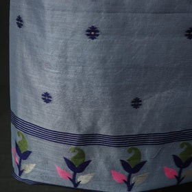 Jamdani Silk Cotton 2pc Unstitched Dress Material Kurta Set 24