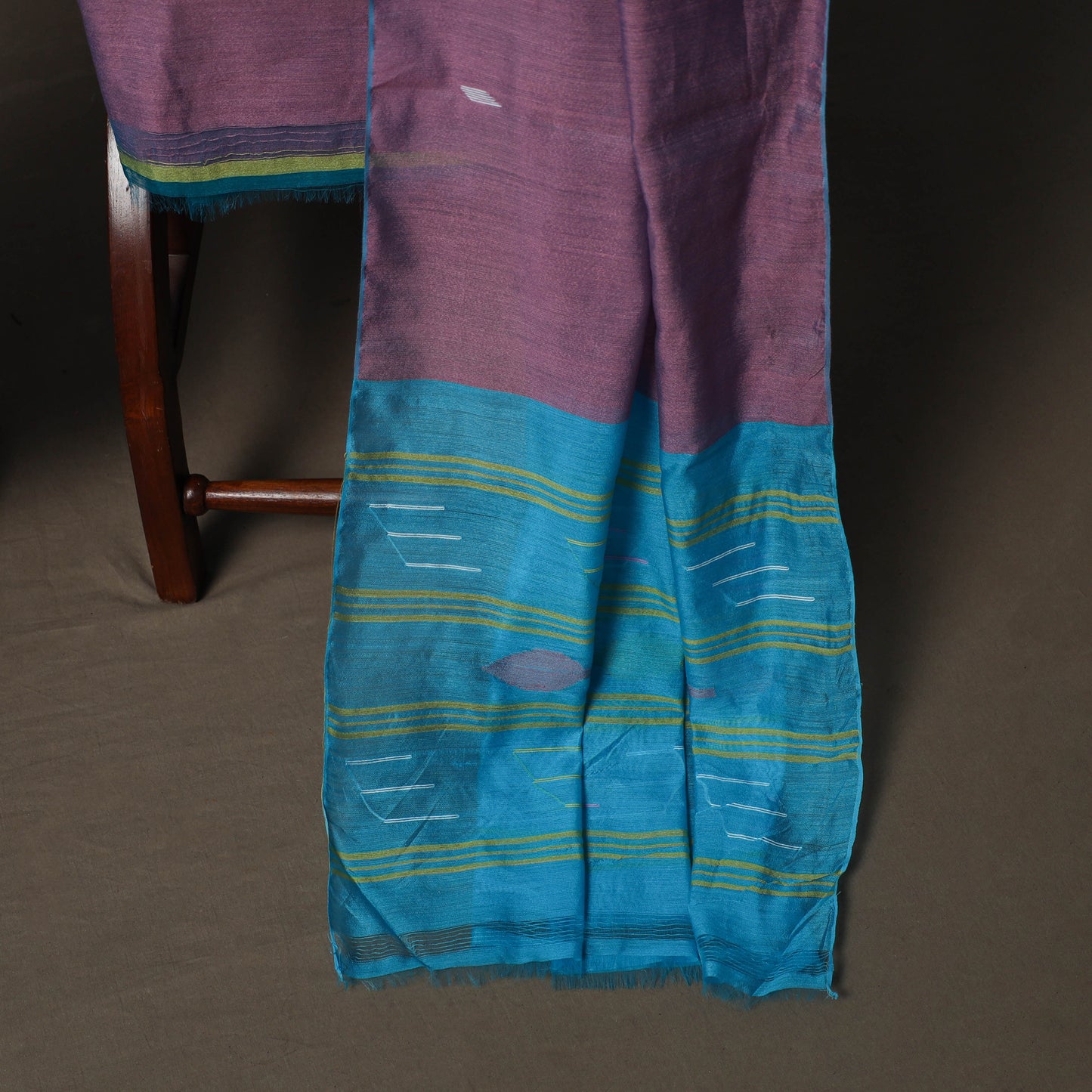 Phulia Jamdani Silk Cotton 3pc Unstitched Dress Material Suit Set 38