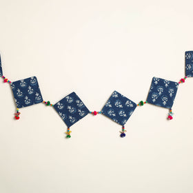 Handmade Bead Work Fabric Toran for Home Decor