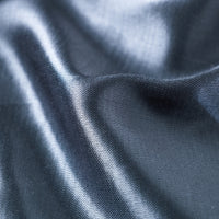 Dark Grey - Mashru Silk Plain Dyed Fabric (Width - 46 in)