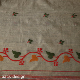 Jamdani Silk Cotton 2pc Unstitched Dress Material Kurta Set 25