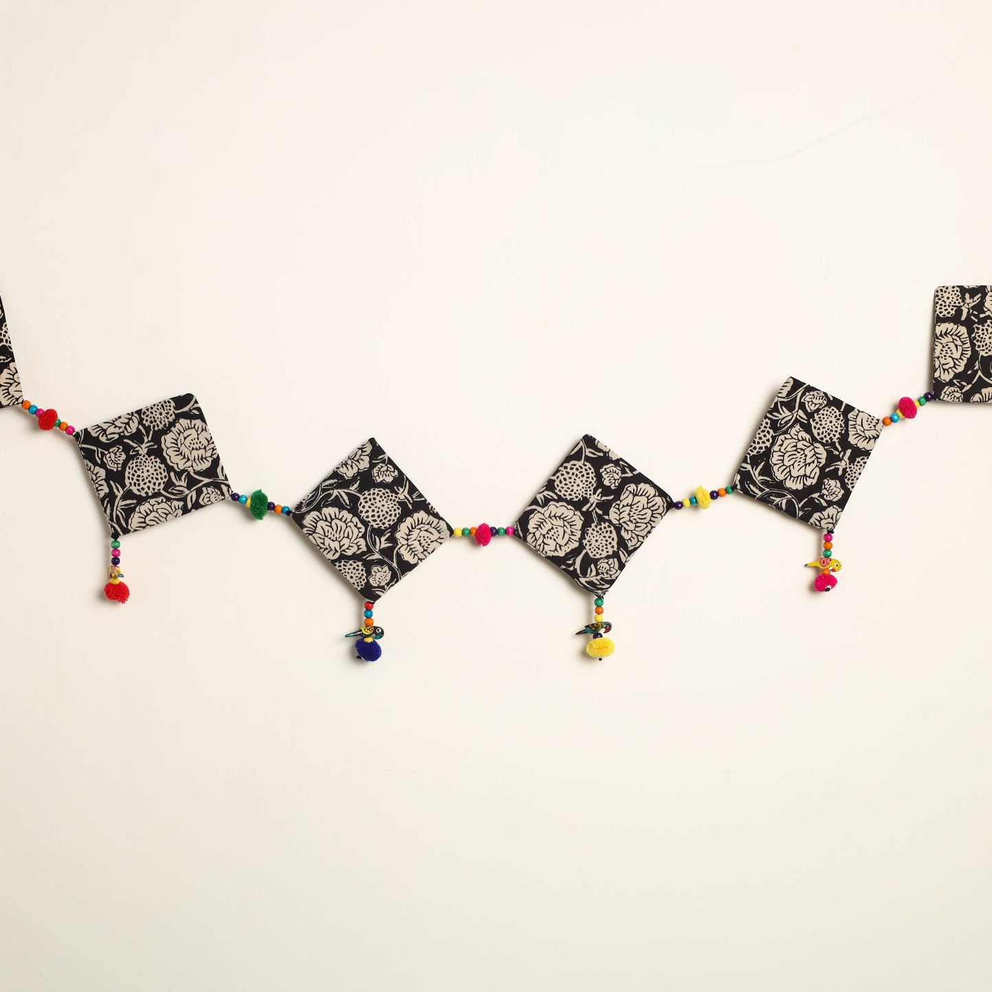 Handmade Bead Work Fabric Toran for Home Decor