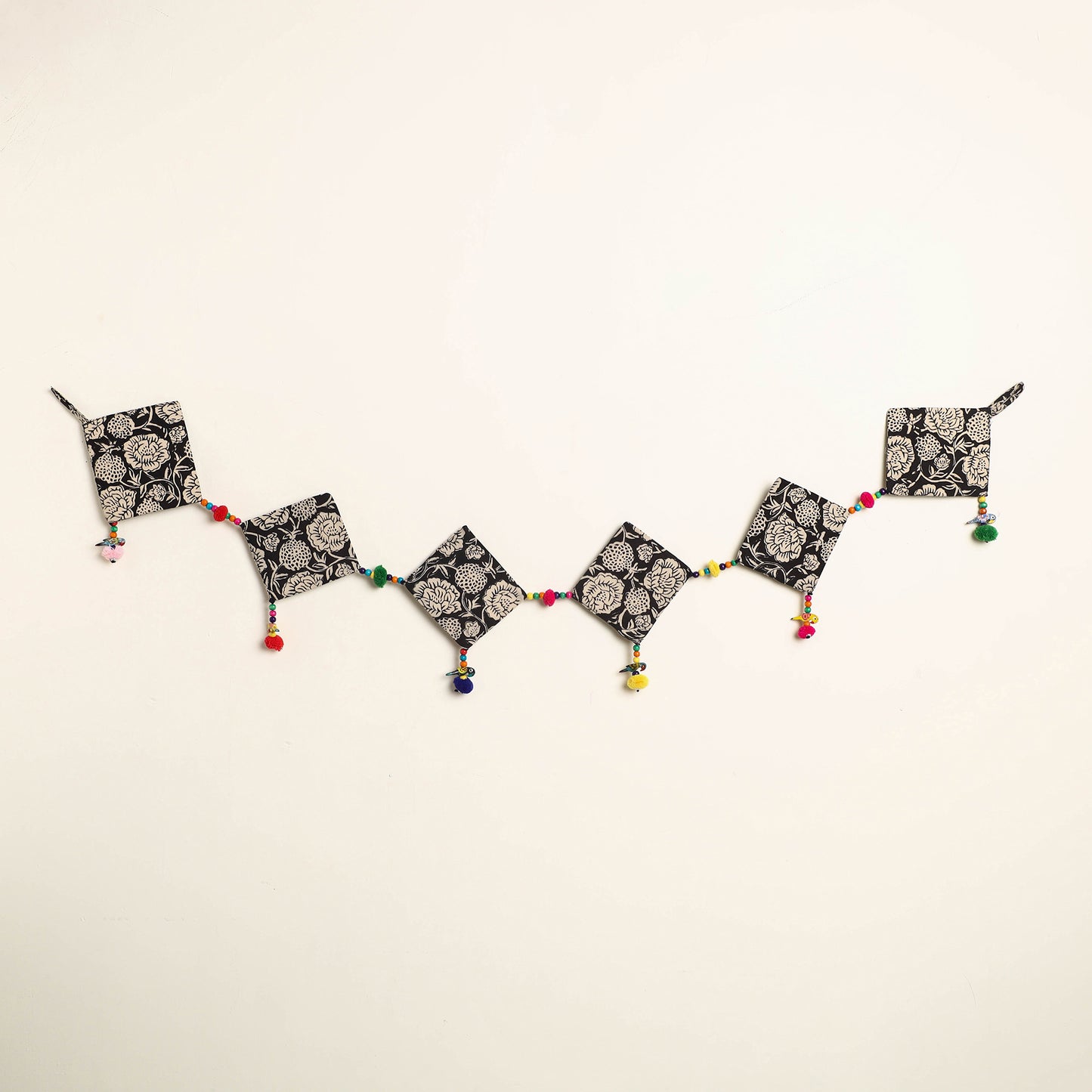 Handmade Bead Work Fabric Toran for Home Decor