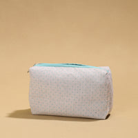cotton toiletry pouch