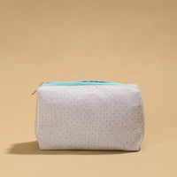 cotton toiletry pouch