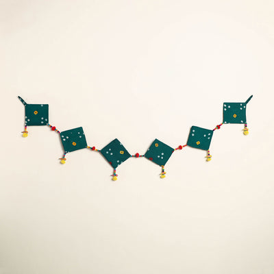 Handmade Bead Work Fabric Toran for Home Decor