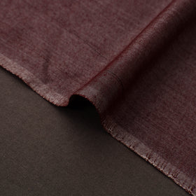 Brown Vidarbha Handloom Tussar Silk Cotton Fabric