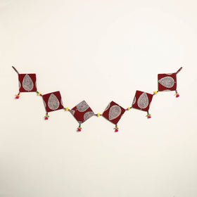 Handmade Bead Work Fabric Toran for Home Decor