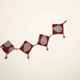 Handmade Bead Work Fabric Toran for Home Decor