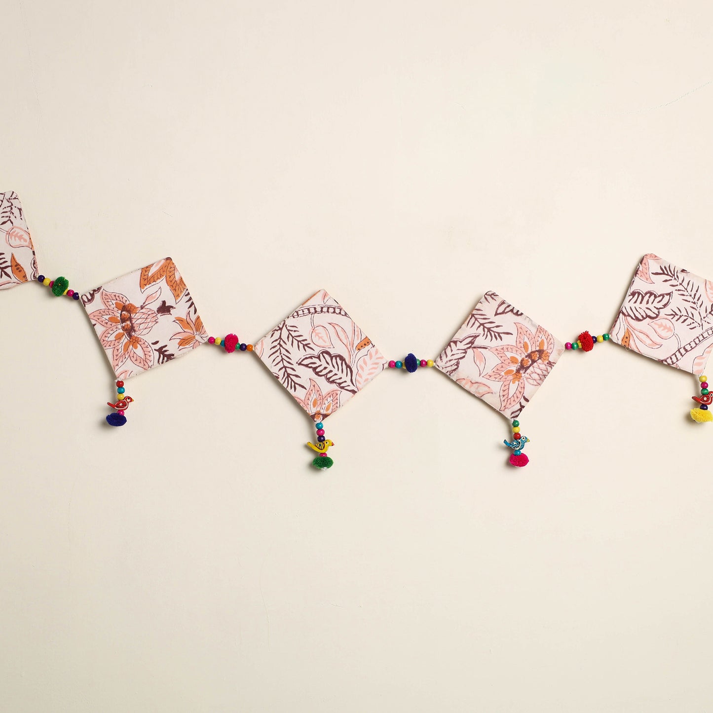 Handmade Bead Work Fabric Toran for Home Decor