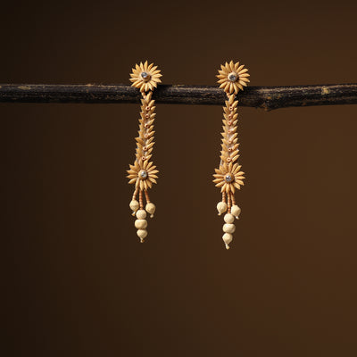 Handcrafted Rice Paddy Earrings by Putul Das Mitra