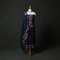 Jamdani Silk Cotton 2pc Unstitched Dress Material Kurta Set 32