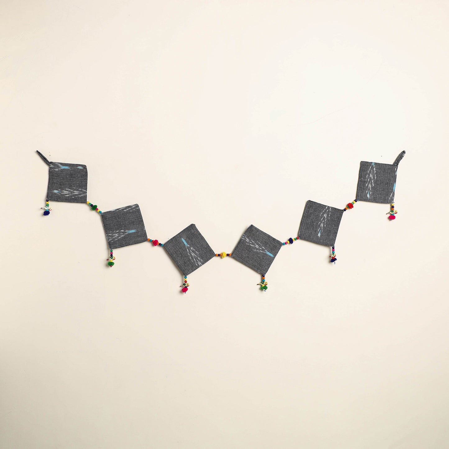 Handmade Bead Work Fabric Toran for Home Decor