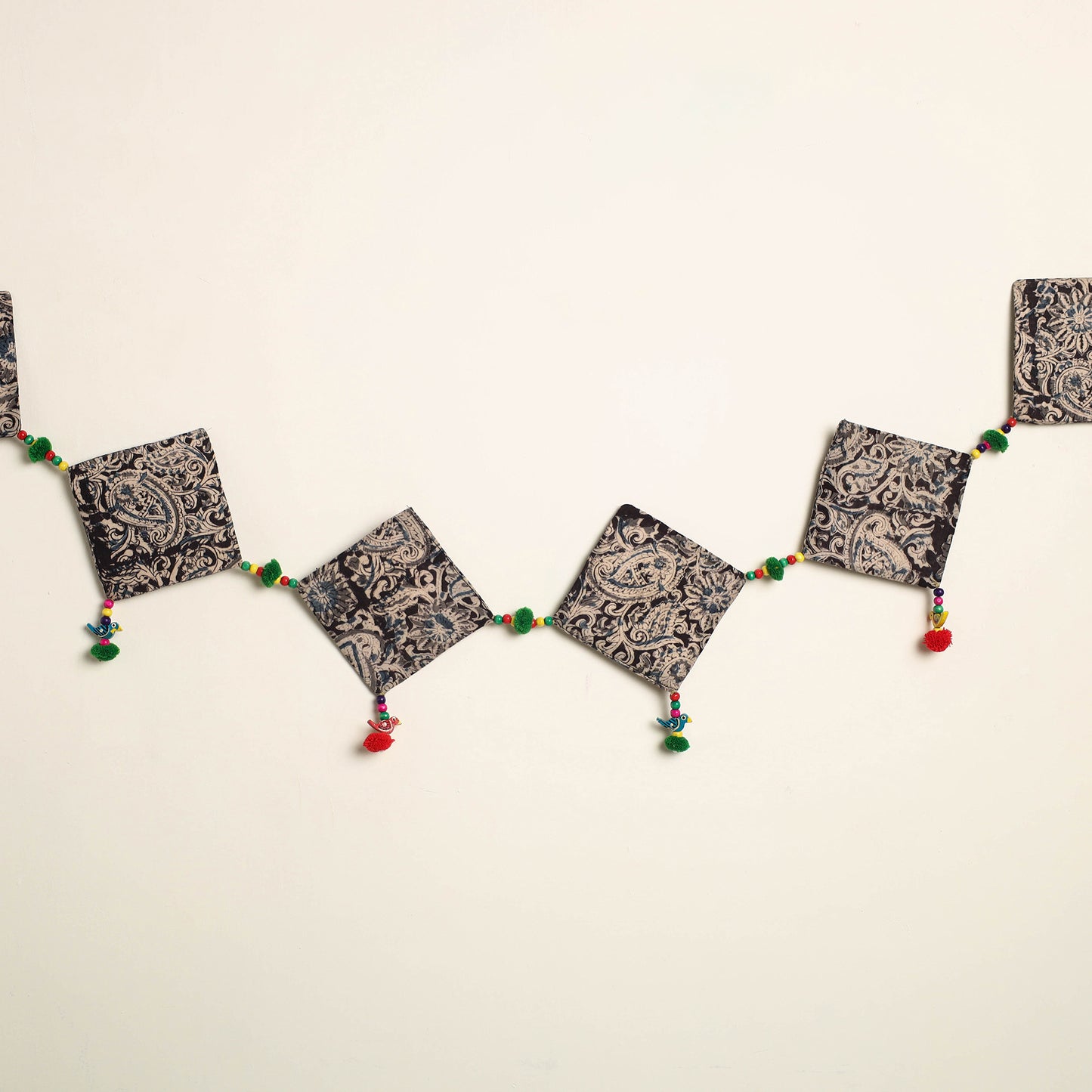 Handmade Bead Work Fabric Toran for Home Decor