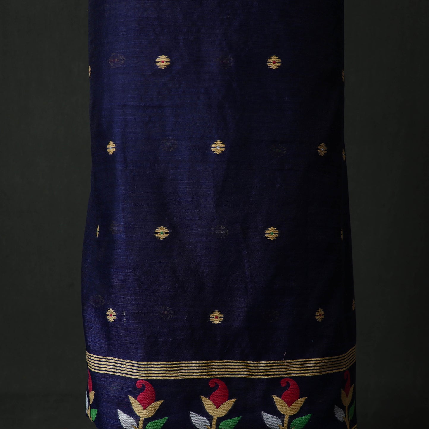 Jamdani Silk Cotton 2pc Unstitched Dress Material Kurta Set 32