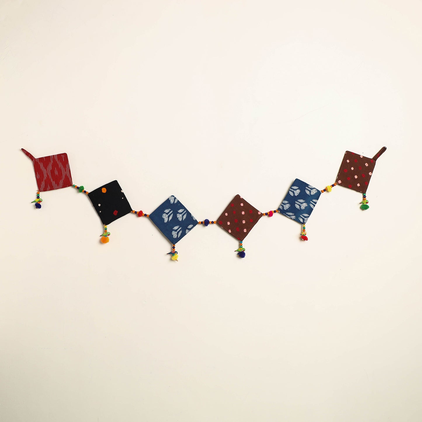 Handmade Bead Work Fabric Toran for Home Decor