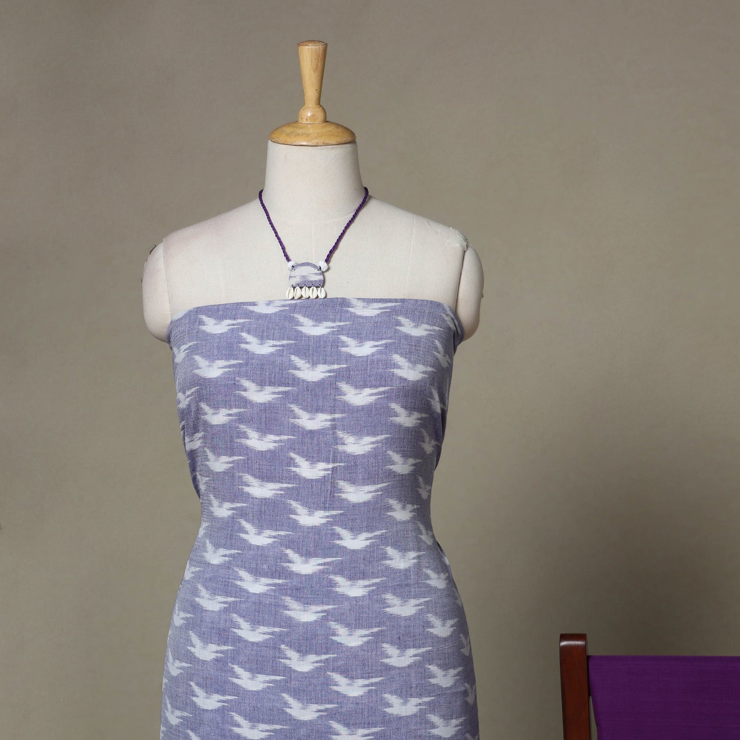 3pc unstitched maniabandha ikat dress material