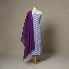 3pc unstitched maniabandha ikat dress material