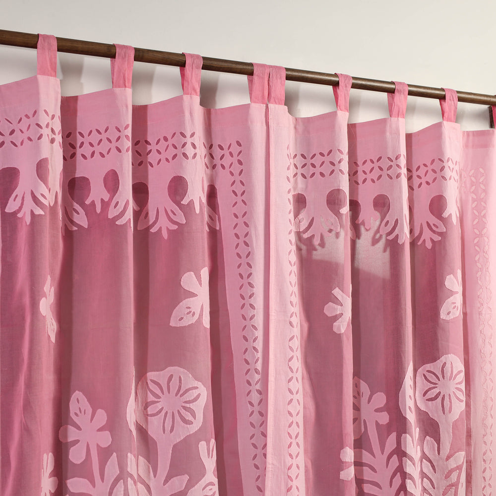 Applique Cutwork Door Curtain