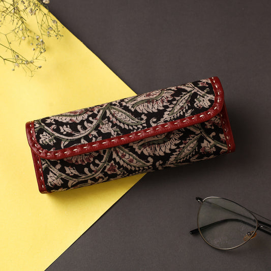 Handcrafted Kutch Leather Block Printed Spectacle Case