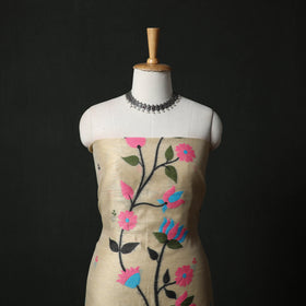 Jamdani Silk Cotton 2pc Unstitched Dress Material Kurta Set 36