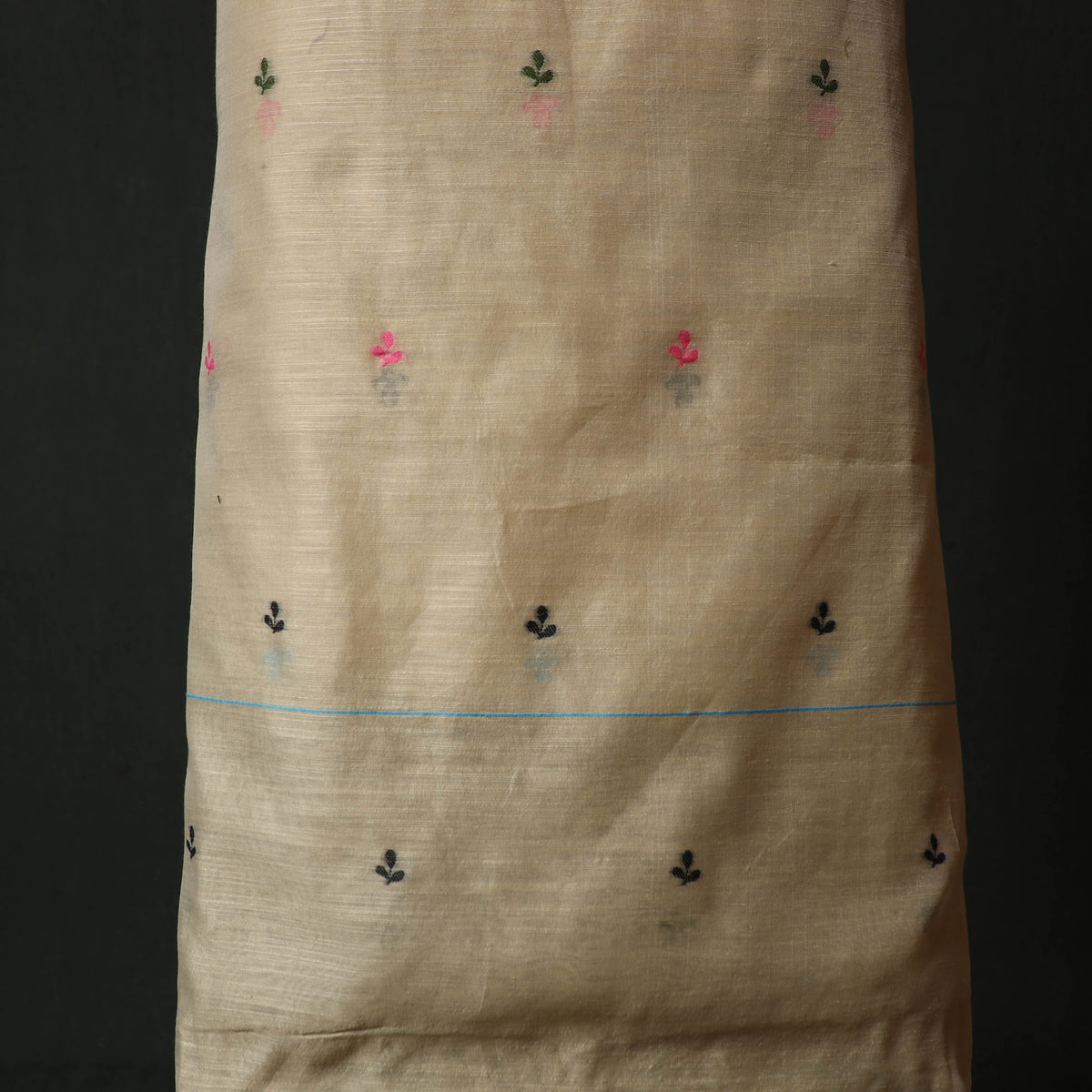 Jamdani Silk Cotton 2pc Unstitched Dress Material Kurta Set 36