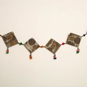 Handmade Bead Work Fabric Toran for Home Decor