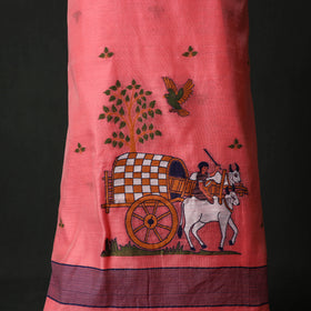 Jamdani Silk Cotton 2pc Unstitched Dress Material Kurta Set 37
