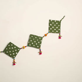 Handmade Bead Work Fabric Toran for Home Decor