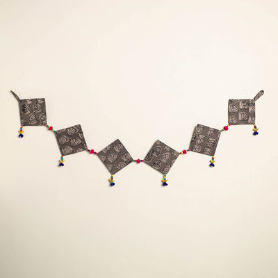 Handmade Bead Work Fabric Toran for Home Decor