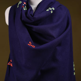 Kutch Handwoven Mirror Work Acrylic Wool Shawl 135