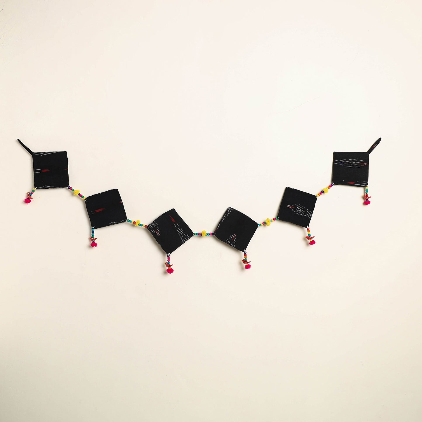 Handmade Bead Work Fabric Toran for Home Decor