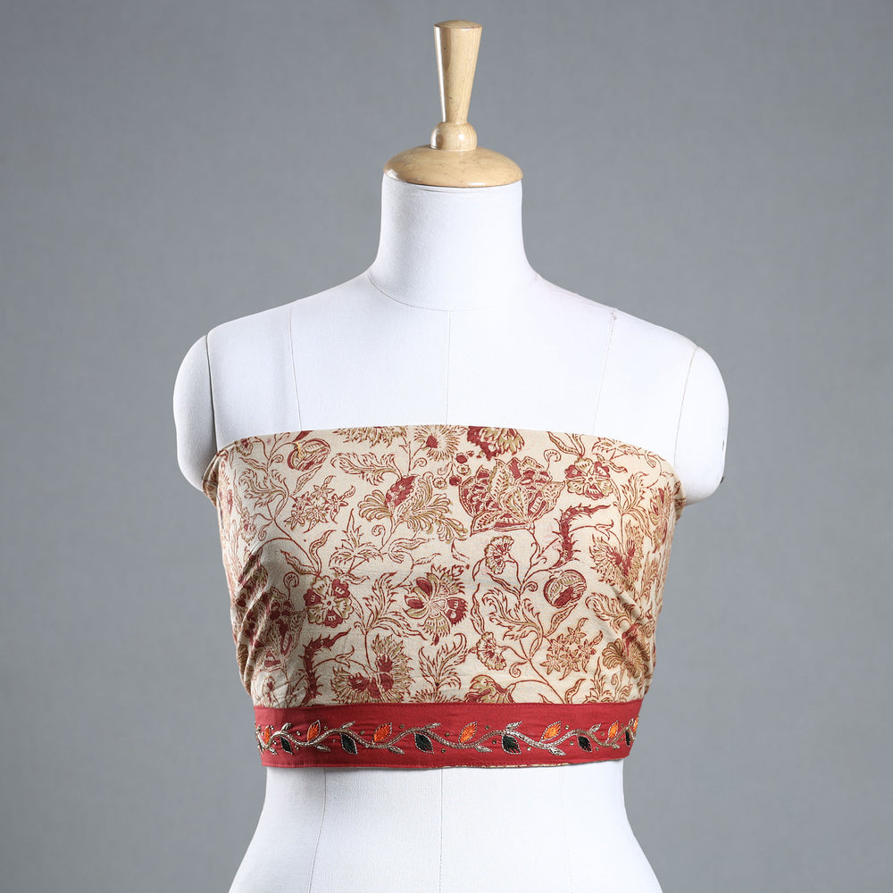 kalamkari blouse piece