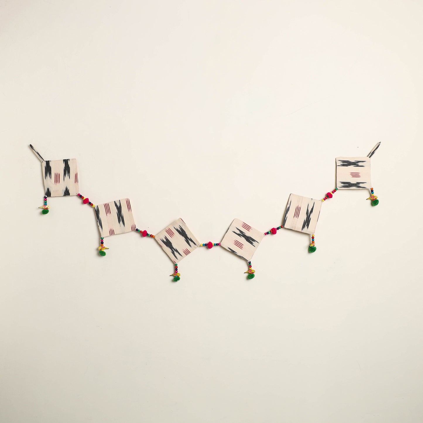 Handmade Bead Work Fabric Toran for Home Decor