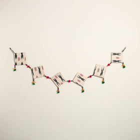 Handmade Bead Work Fabric Toran for Home Decor