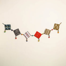 Handmade Bead Work Fabric Toran for Home Decor