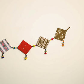 Handmade Bead Work Fabric Toran for Home Decor