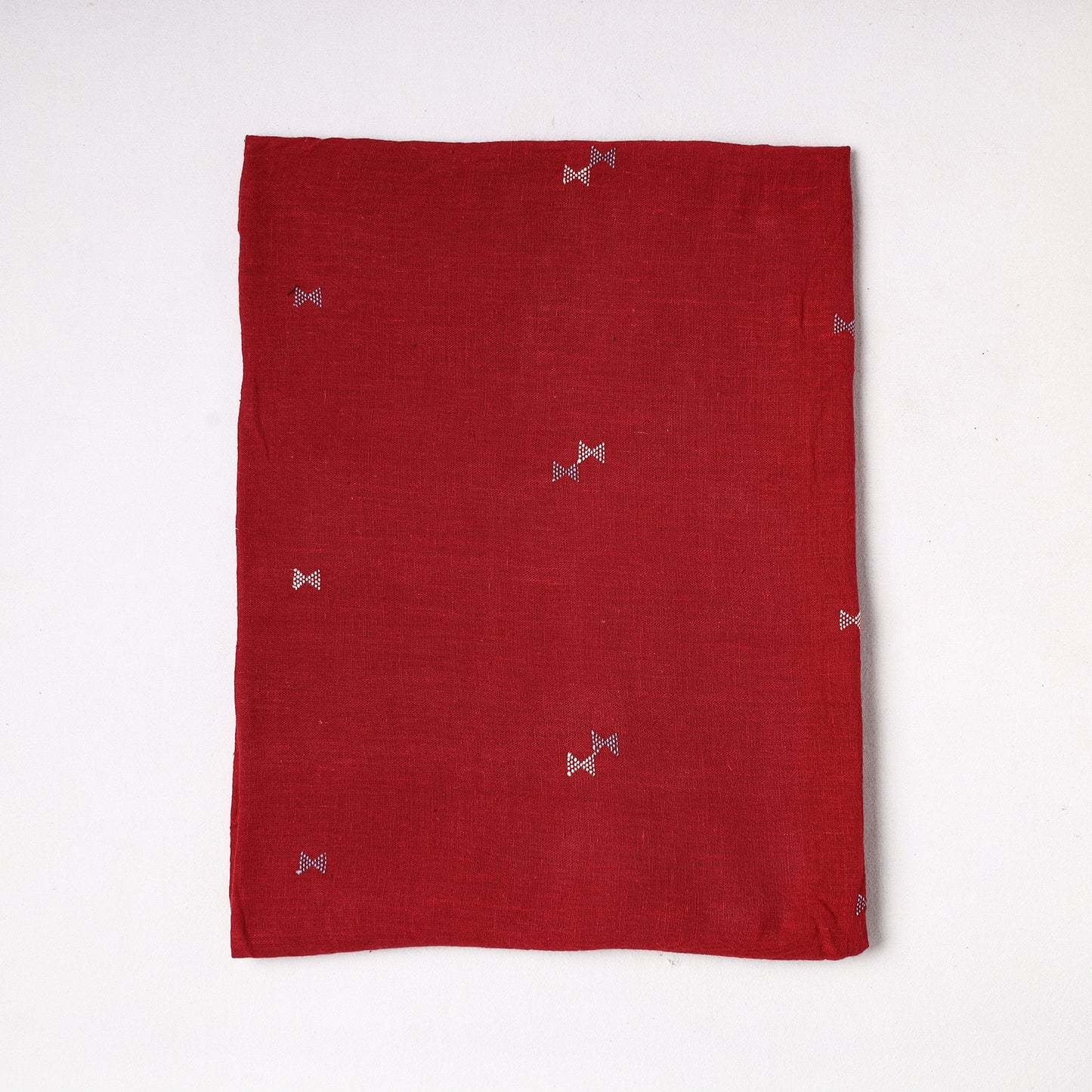 Red - Organic Kala Cotton Handloom Precut Fabric