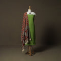 Jacquard Woven Cotton 2pc Unstitched Dress Material Kurta Set with Jewellery 18