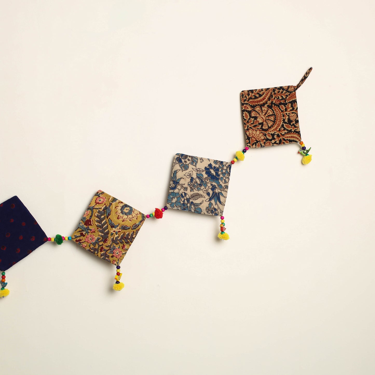 Handmade Bead Work Fabric Toran for Home Decor