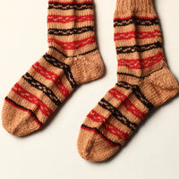 hand knitted woolen socks