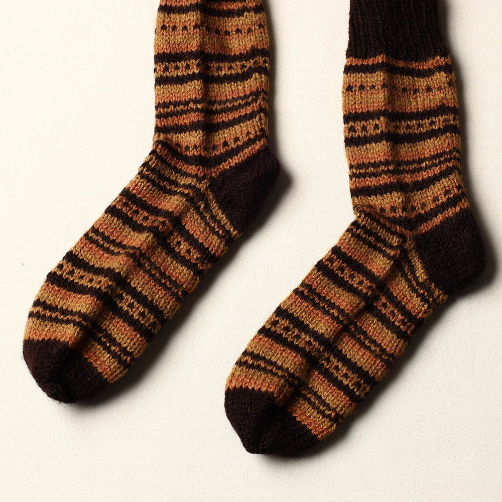 hand knitted woolen socks