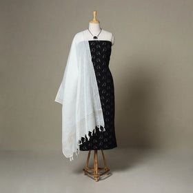 3pc unstitched maniabandha ikat dress material