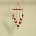 Om - Handpainted Wooden Decorative Bell Hanging