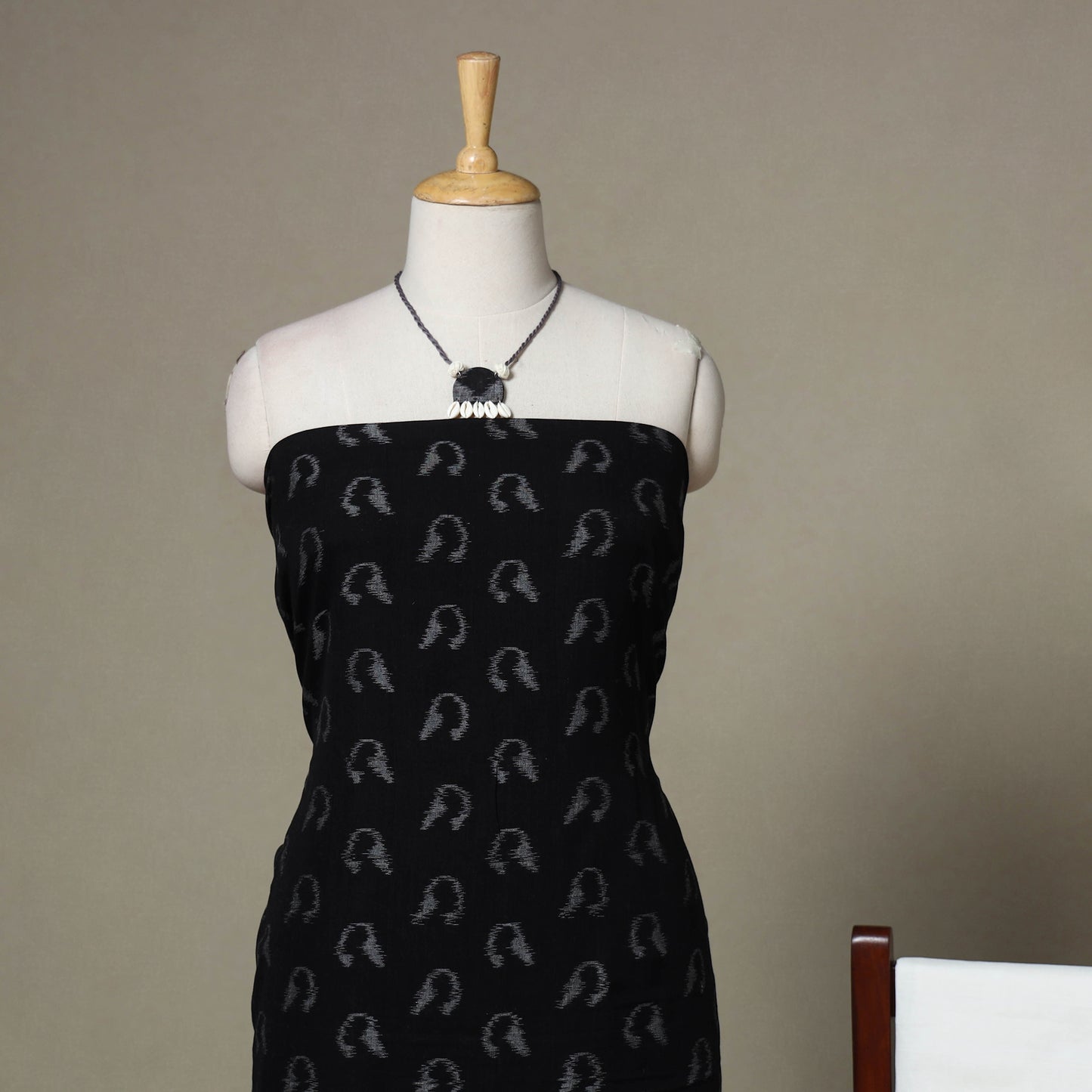 3pc unstitched maniabandha ikat dress material