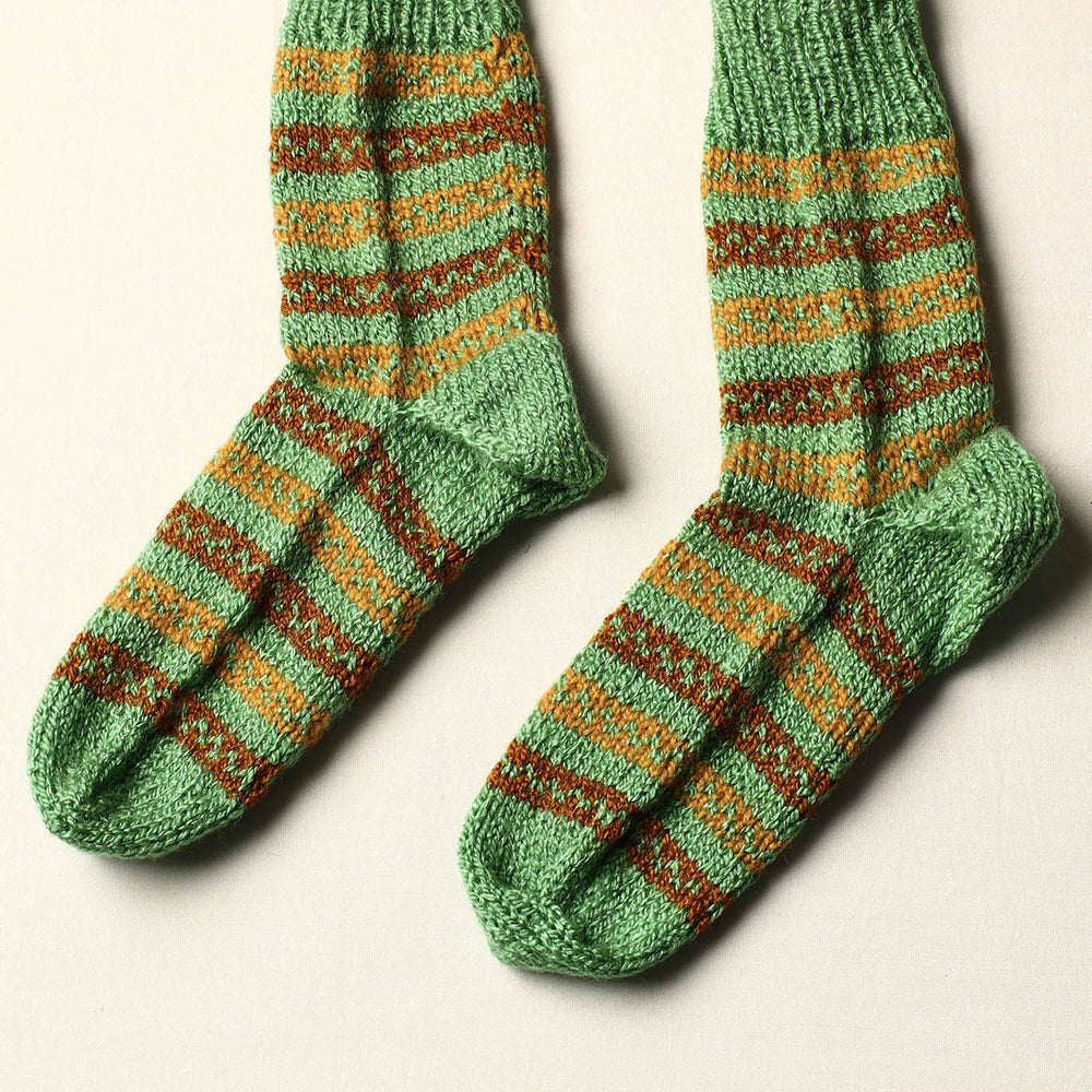 hand knitted woolen socks