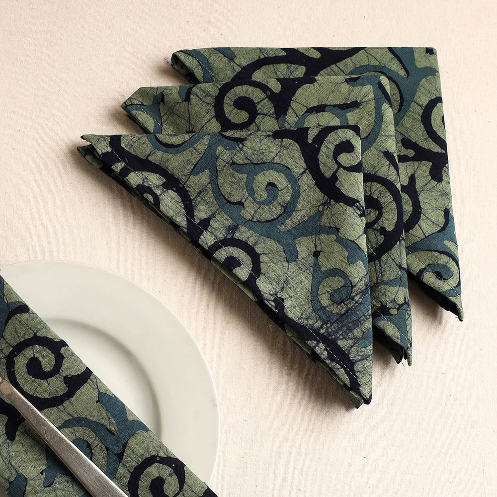 batik table napkins