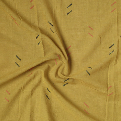 Yellow - Organic Kala Cotton Handloom Precut Fabric (1 meter)
