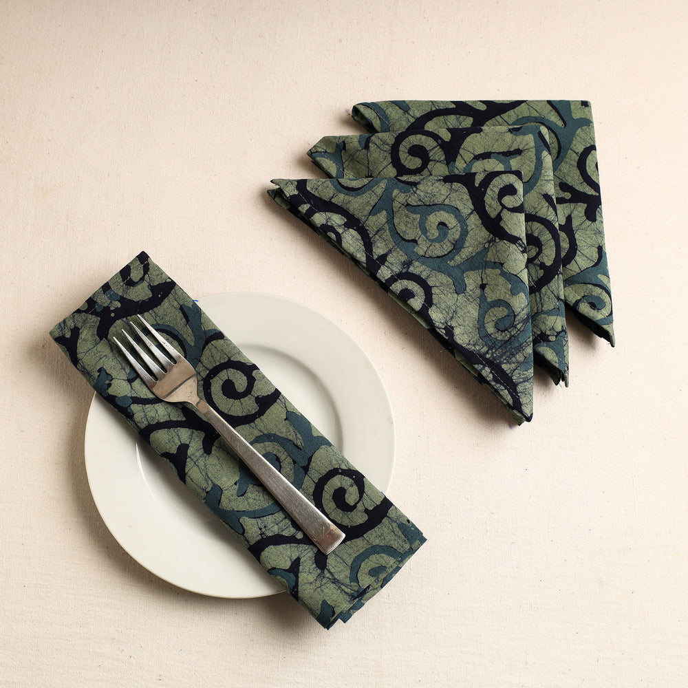 batik table napkins