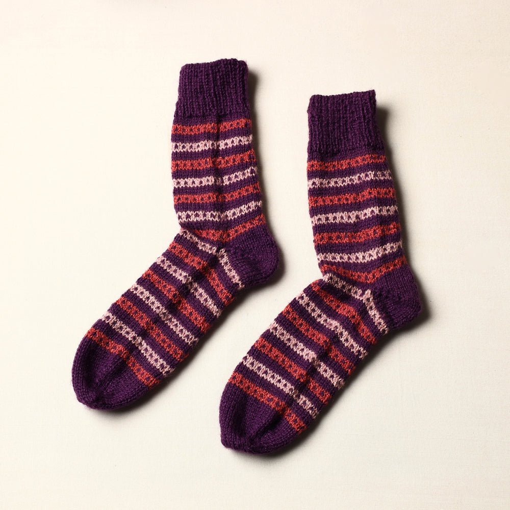 hand knitted woolen socks